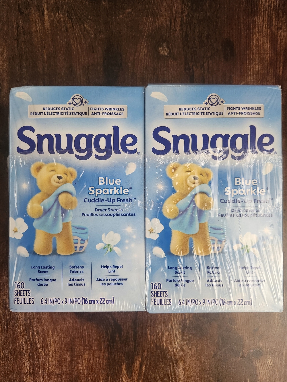 Snuggle Blue Sparkle Cuddle-Up Fresh Dryer Sheets - Blue